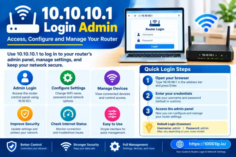 10.10.10.1 Login Admin