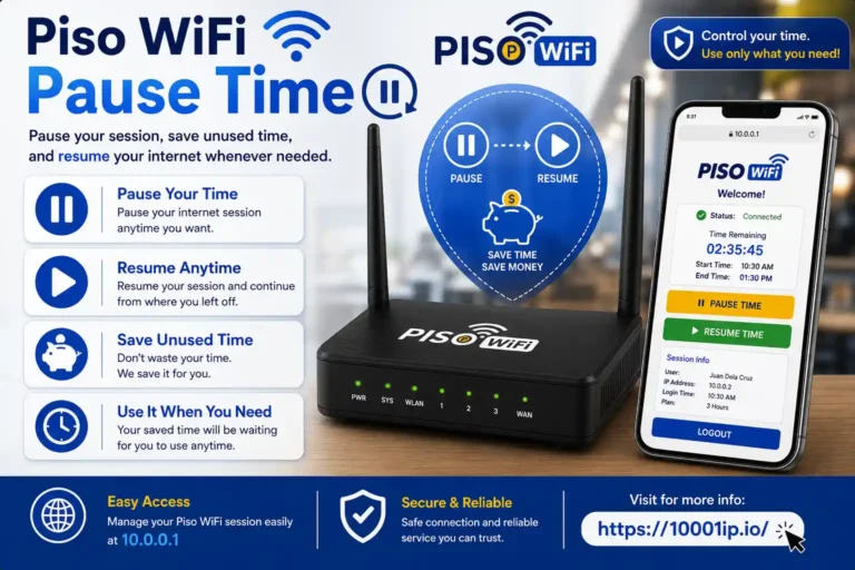 Piso WiFi Pause Time